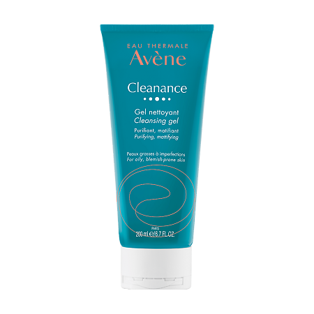 Avene Cleanance гель очищающий матирующий для жирной проблемной кожи 200 мл 1 шт