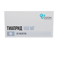 Изображение товара Тиаприд таблетки 100 мг 20 шт