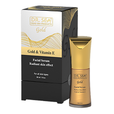 Купить Dr.Sea Сыворотка для лица с золотом и витамином Е- эффект сияющей кожи 30 мл 1 шт цена
