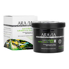 Купить Aravia Organic Антицеллюлитная крем-маска для тела солевая Anti-Cellulite Salt-Intensive Mask 550 мл 1 шт цена