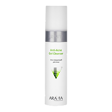 Купить Aravia Professional Гель очищающий для жирной и проблемной кожи лица Anti-Acne Gel Cleanser 250 мл 1 шт цена