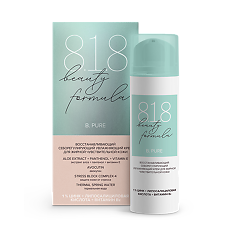 Изображение товара 8.1.8 beauty formula Восстанавливающий крем себорегулирующий для жирной чувствительной кожи увлажняющий 50 мл 1 шт