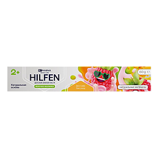 Купить Hilfen BC PHARMA Детская зубная паста яблочко-малинка 2+ 60 г 1 шт цена