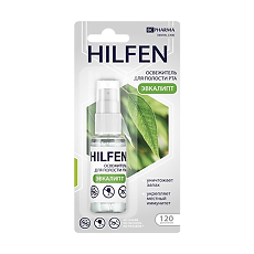 Купить Hilfen BC PHARMA Освежитель для полости рта с эвкалиптом 15 мл 1 шт цена
