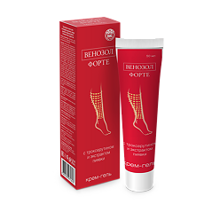 Купить Венозол форте крем-гель для ног с троксерутином и экстрактом пиявки 50 мл 1 шт цена