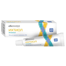 Изображение товара Ихтиол мазь для наружного применения 20 % 25 г 1 шт