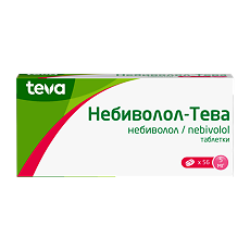Купить Небиволол-Тева таблетки 5 мг 56 шт цена