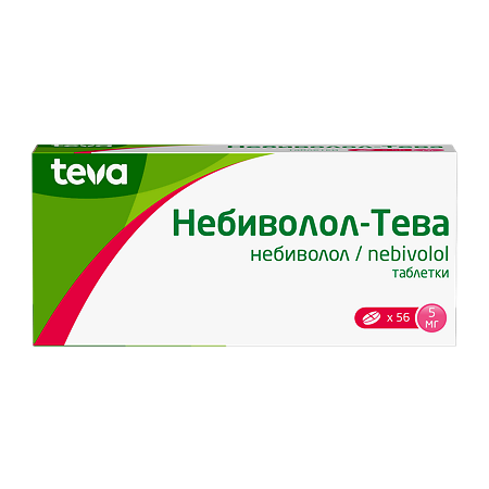 Небиволол-Тева таблетки 5 мг 56 шт