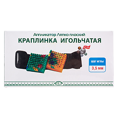 Купить Аппликатор Ляпко плоский АЛП Краплинка 3,5 с серебром 1 шт цена
