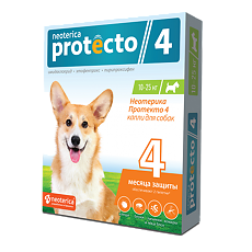 Изображение товара Неотерика Протекто (Neoterica Protecto) 4 Капли для собак 10-25 кг 2 шт