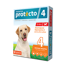 Купить Неотерика Протекто (Neoterica Protecto) 4 Капли для собак 25-40 кг пипетки 2 шт цена