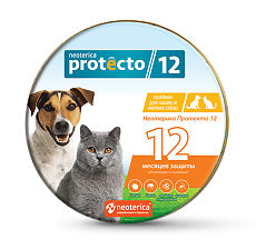 Купить Неотерика Протекто (Neoterica Protecto) Ошейник для кошек и мелких собак 2 шт. цена