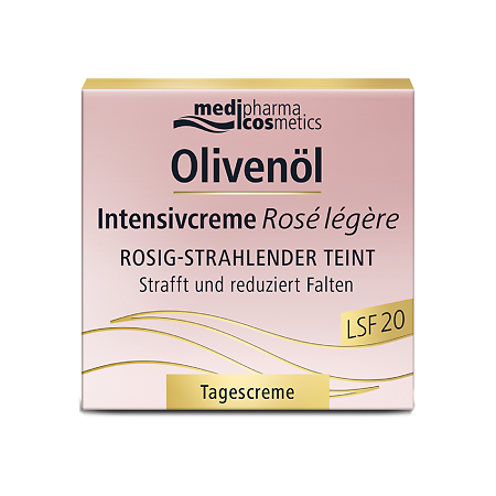 Medipharma Cosmetics Olivenol Крем для лица интенсив Роза дневной легкий SPF20 50 мл 1 шт
