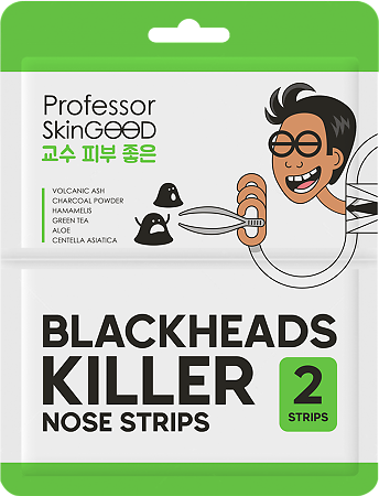 Professor SkinGOOD Полоски для носа Blackheads Killer Nose Strips 2 шт
