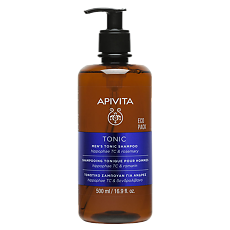 Купить Apivita Tonic Men Шампунь тонизирующий против выпадения волос для мужчин 500 мл 1 шт цена