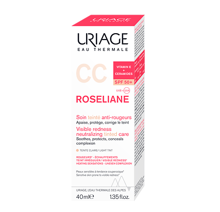 Uriage Roseliane CC Крем против покраснений с тональным эффектом SPF50 40 мл 1 шт