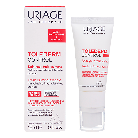 Uriage Tolederm Control Крем для кожи контура глаз успокаивающий 15 мл 1 шт