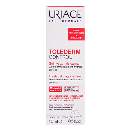 Uriage Tolederm Control Крем для кожи контура глаз успокаивающий 15 мл 1 шт