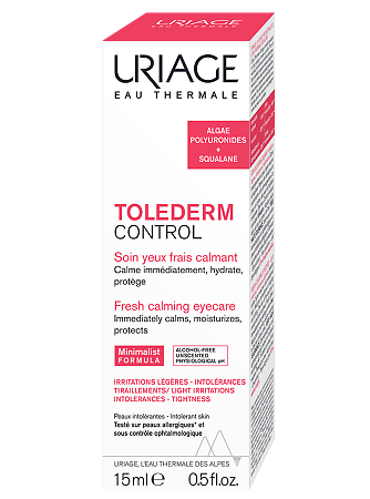 Uriage Tolederm Control Крем для кожи контура глаз успокаивающий 15 мл 1 шт