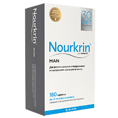 Купить Nourkrin Man таблетки для мужчин по 0,693 г 180 шт цена
