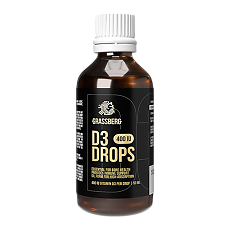 Изображение товара Grassberg Витамин D3 / Vitamin D3 10 мкг 400 МЕ капли фл 50 мл 1 шт
