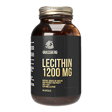 Купить Grassberg Lecithin 1200 mg Лецитин 1200 мг капсулы массой 1655 мг 60 шт цена