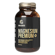Купить Grassberg Magnesium Premium B6 Магний Премиум+B6 капсулы массой 930 мг 60 шт цена