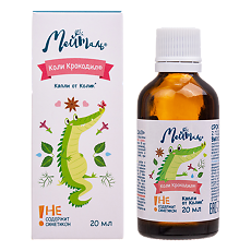 Купить Коли Крокодил капли от колик флакон с дозатором 20 мл 1 шт цена