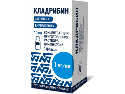 Изображение товара Кладрибин концентрат для раствора для инфузий 1 мг/мл 10 мл флакон
