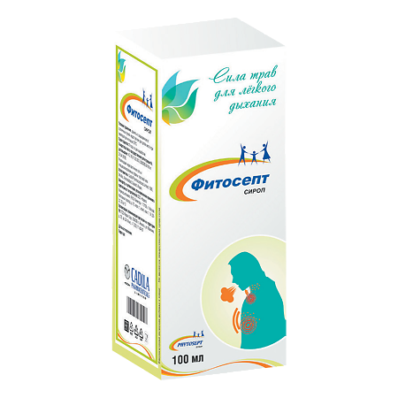 Фитосепт сироп аромат имбирь-лимон флакон 100 мл 1 шт