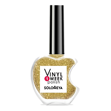 Купить Solomeya Недельный лак One Week Vinyl Polish Hot Gold 2 1 шт цена