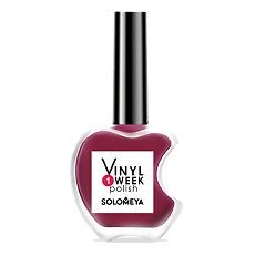 Купить Solomeya Недельный лак One Week Vinyl Polish Cherry 12 1 шт цена