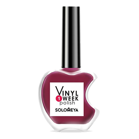 Изображение товара Solomeya Недельный лак One Week Vinyl Polish Cherry - стойкий лак для ногтей