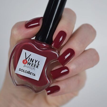 Solomeya Недельный лак One Week Vinyl Polish Cherry 12 1 шт