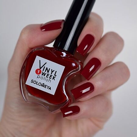 Solomeya Недельный лак One Week Vinyl Polish Candy Apple 15 1 шт