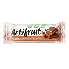 Купить Актифрут батончик злаковый Шоколад 24 г 1 шт цена