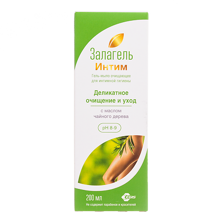 Изображение товара Залагель интим гель-мыло очищающее для интимной гигиены 200 мл