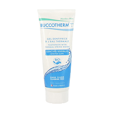 Купить Зубная гель-паста Buccotherm для чувствительных десен без фтора с термальной водой 75 мл 1 шт цена