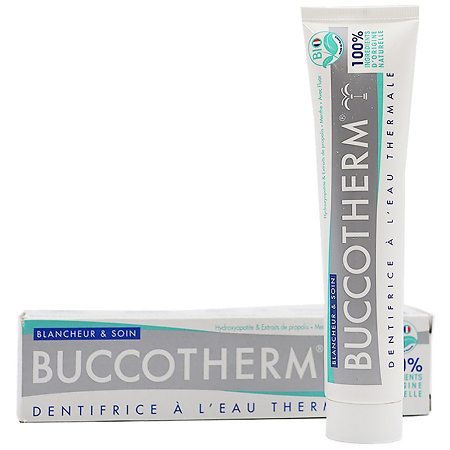 Зубная паста Buccotherm Отбеливание и уход с термальной водой 75 мл 1 шт