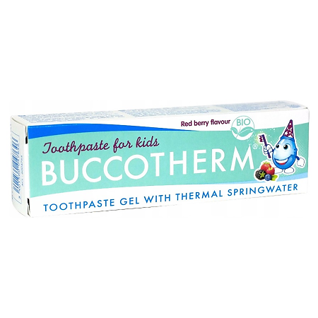 Зубная паста-гель Buccotherm для детей 3+ вкус лесные ягоды с термальной водой 50 мл 1 шт