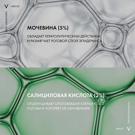 Vichy Dercos PSOlution Шампунь кераторегулирующий для кожи головы, склонной к псориазу 200 мл 1 шт