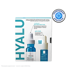 Купить La Roche-Posay Hyalu B5 Набор против морщин Сыворотка для лица 30 мл+Крем для кожи вокруг глаз 15 мл 1 уп цена