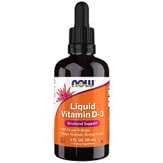 Купить Now Liquid Vitamin D3 400 МЕ в каплях для детей 59 мл 1 шт цена