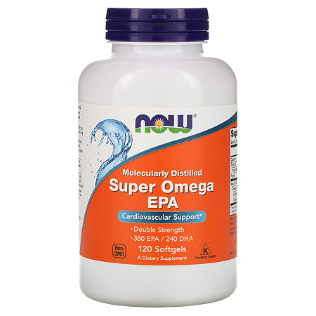 Now Super Omega Epa Супер Омега ЭПК капсулы массой 1461 мг 120 шт