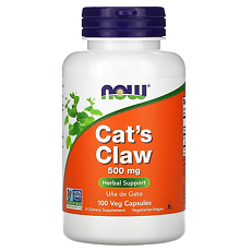 Купить Now Cat's Claw / Кошачий коготь капсулы массой 619 мг 100 шт цена
