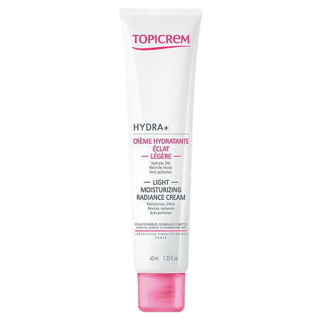 Изображение товара Топикрем Hydra+ Крем сияние легкий увлажняющий 40 мл 1 шт