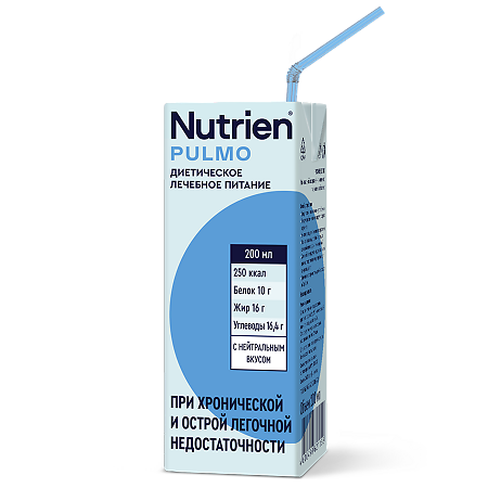 Нутриэн Пульмо с нейтральным вкусом лечебное (энтеральное) питание 200 мл 1 шт