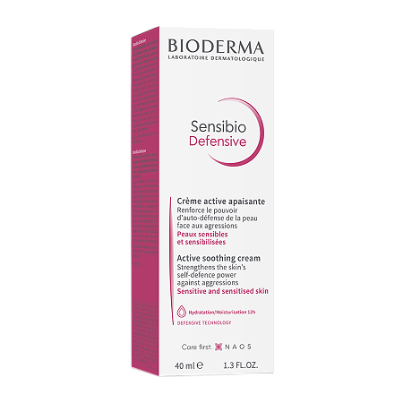 Bioderma Sensibio Defensive Крем легкий увлажняющий для чувствительной кожи лица 40 мл 1 шт