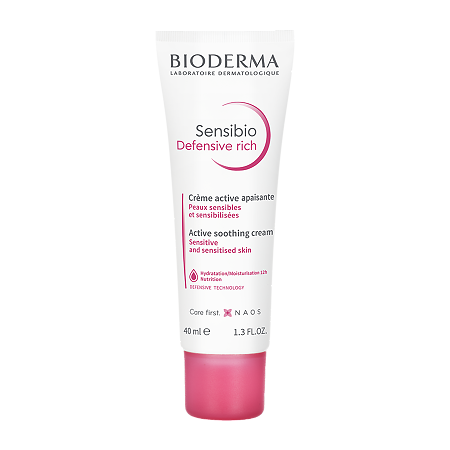Изображение товара Bioderma Sensibio Defensive крем для чувствительной кожи 40 мл увлажняющий и успокаивающий