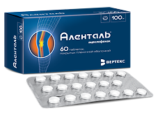 Купить Аленталь таблетки покрыт.плен.об. 100 мг 60 шт цена